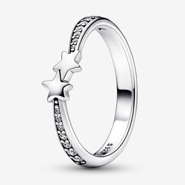 Pandora Shooting Stars Sparkling Ring Size Us 7 Euc